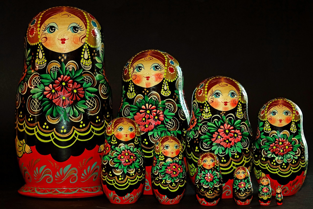 poupée russe en famille